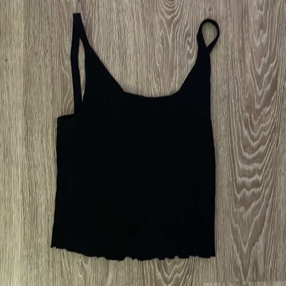 Old navy black tank top size:large